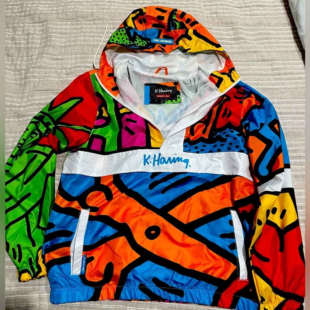 Keith Haring - Members Only Anorak - Size M